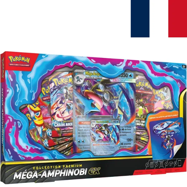 Pokémon JCC Collection Premium Méga-Amphinobi ex Pokémon JCC Collection Premium Méga-Amphinobi ex