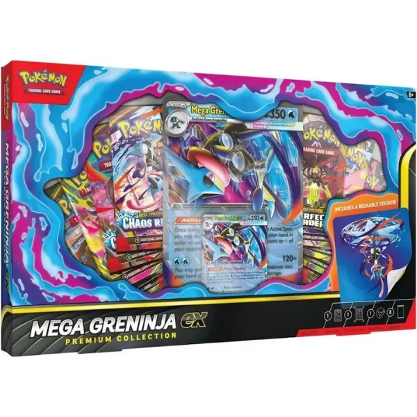 Pokémon TCG Mega Greninja Ex Premium Collection Pokémon TCG Mega Greninja Ex Premium Collection