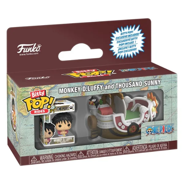 One Piece Bitty POP! Ride Vinyl Figure Thousand Sunny wLuffy 2,5 cm POP! Figures One Piece