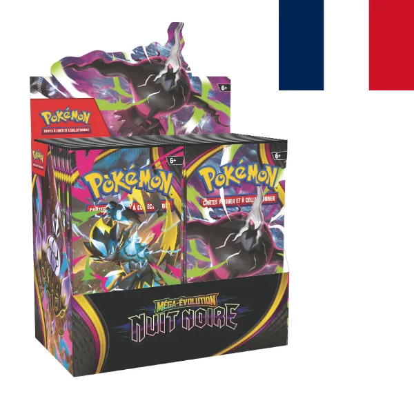 Pokémon JCC Méga-évolution ME05 Nuit Noire Booster Display