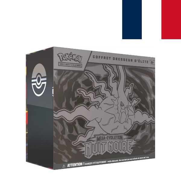 Pokémon JCC Méga-évolution ME05 Nuit Noire Coffret Dresseur D'élite Pokémon JCC Méga-évolution ME05 Nuit Noire Coffret Dresseur D'élite