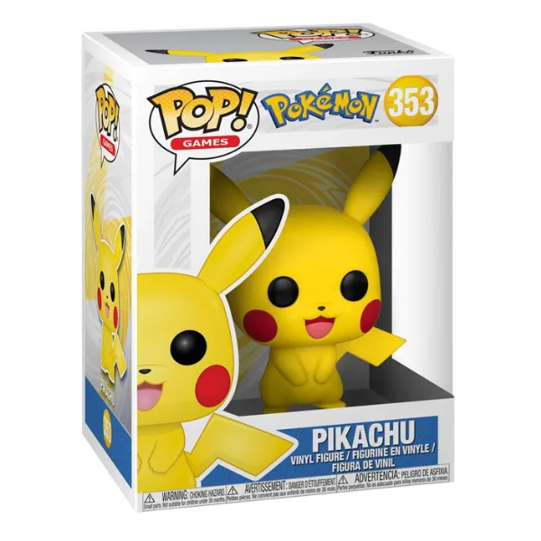 Pokémon POP! Games Vinyl Figure Pikachu 9 cm