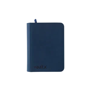 Vaultx Exo-tec Zip Binder 4-Pocket Blauw