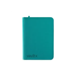 Vaultx Exo-tec Zip Binder 9-Pocket Appelblauwzeegroen