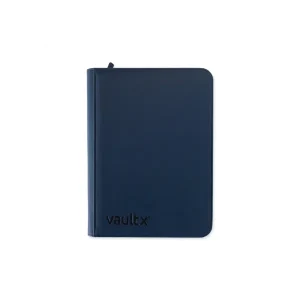 Vaultx Exo-tec Zip Binder 9-Pocket Donkerblauw