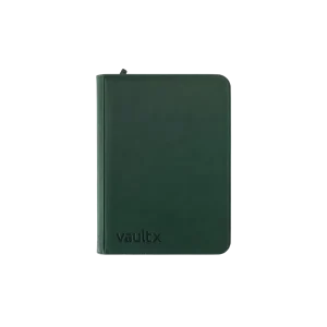 Vaultx Exo-tec Zip Binder 9-Pocket Donkergroen
