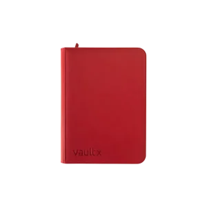 Vaultx Exo-tec Zip Binder 9-Pocket Rood