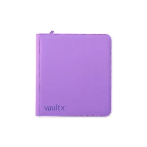Vaultx Exo-tec Zip Binder Just Purple 12-Pocket